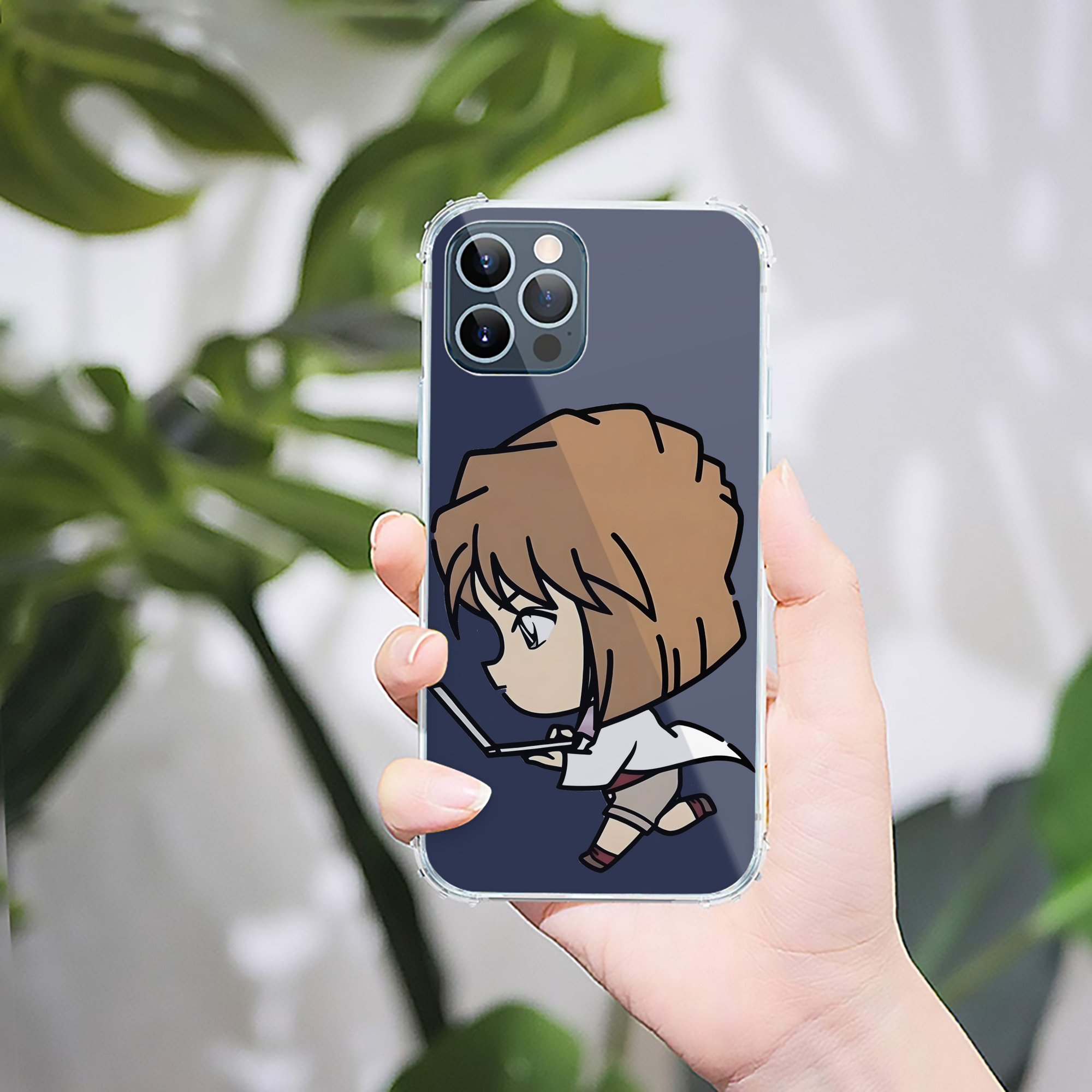 （画像用） 名探偵コナン 灰原 哀 はいばら あい Detective Conan Anita Hailey、Vi Graythorn Haibara Ai 【iPhone 12シリーズ対応】透明スマホケース（クリアソフトケース）